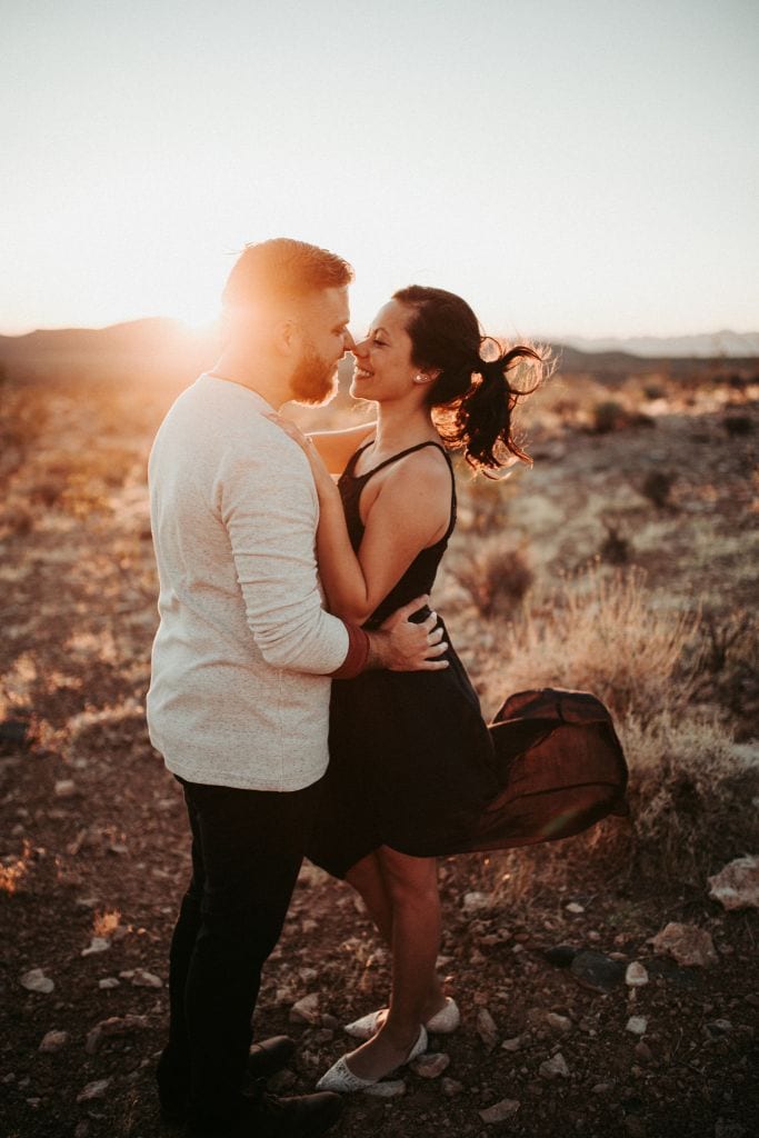 Red Rock Canyon Engagement Session in Las Vegas, NV | Catie & Shane ...
