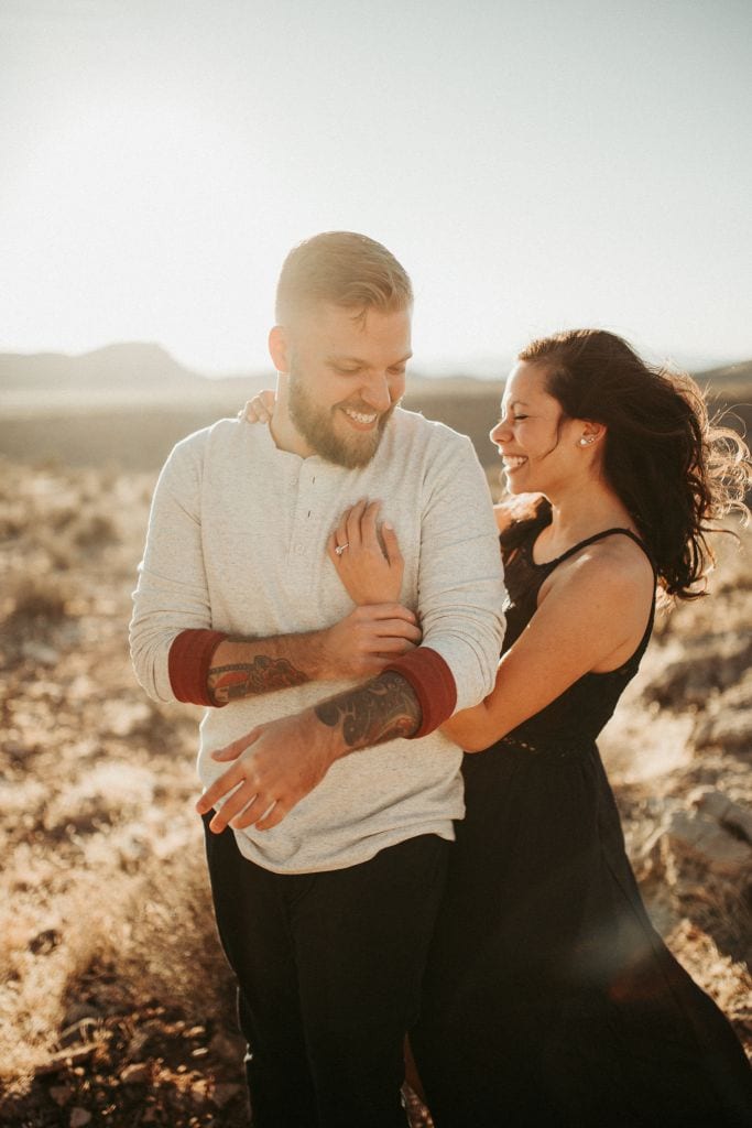 Red Rock Canyon Engagement Session in Las Vegas, NV | Catie & Shane ...