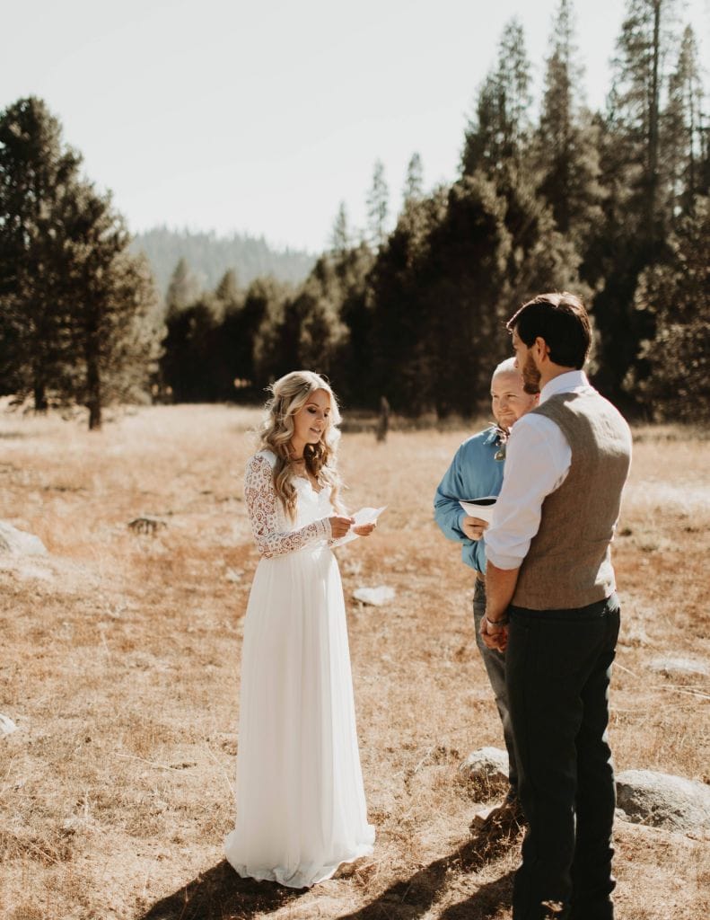 adventurous yosemite national park elopement wedding