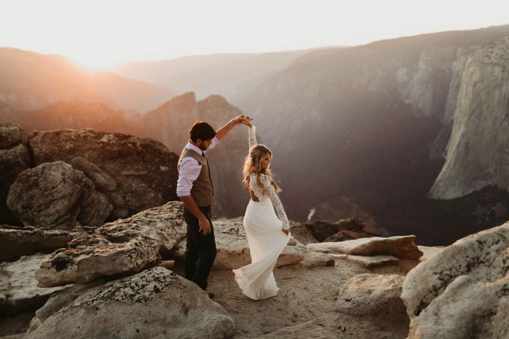 adventurous yosemite national park elopement wedding