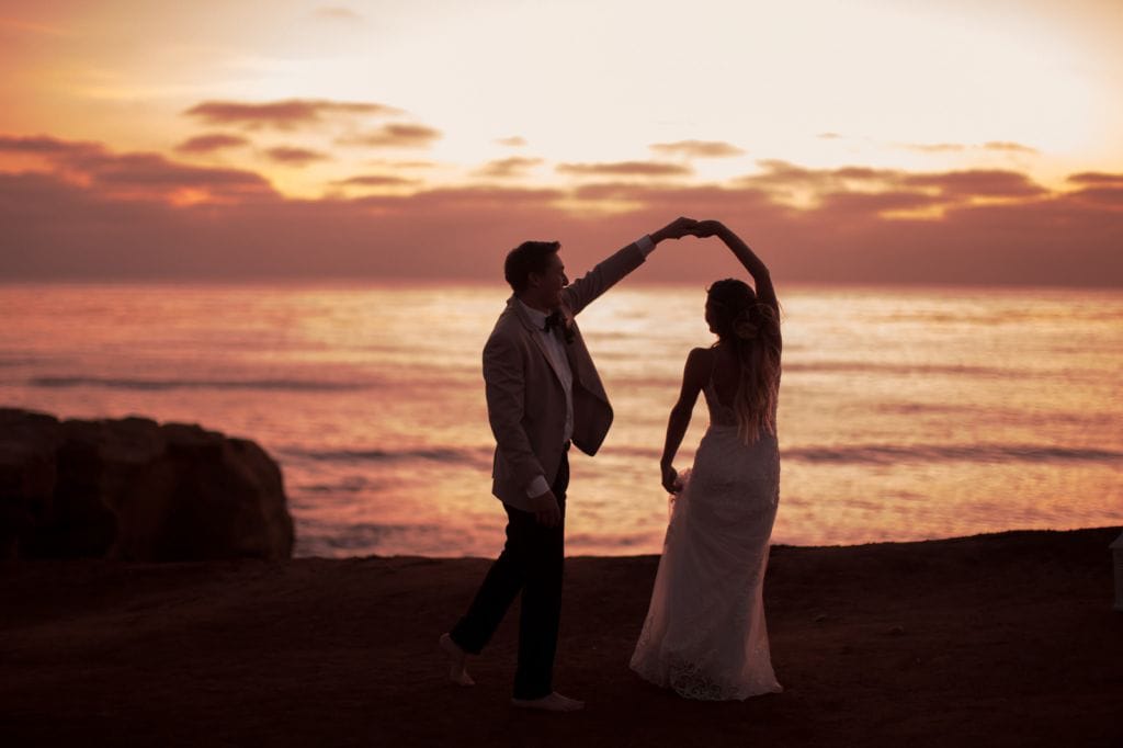 beachfront styled elopement sunset cliffs ocean beach san diego california