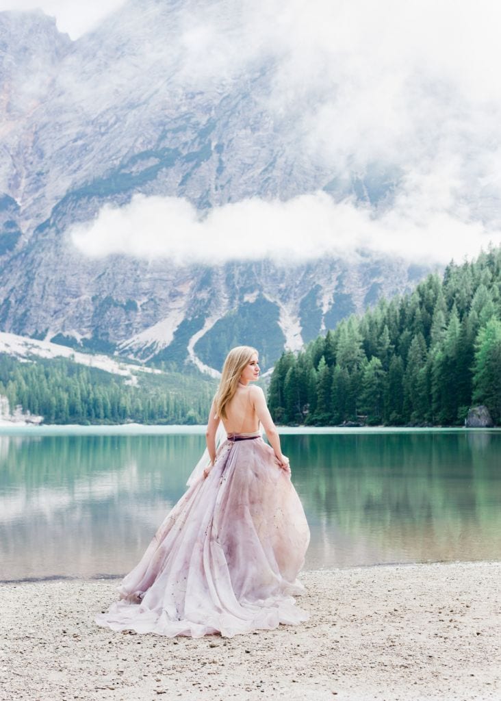 lago di braies pragser wildsee south tyrol italy elopement mountain wedding
