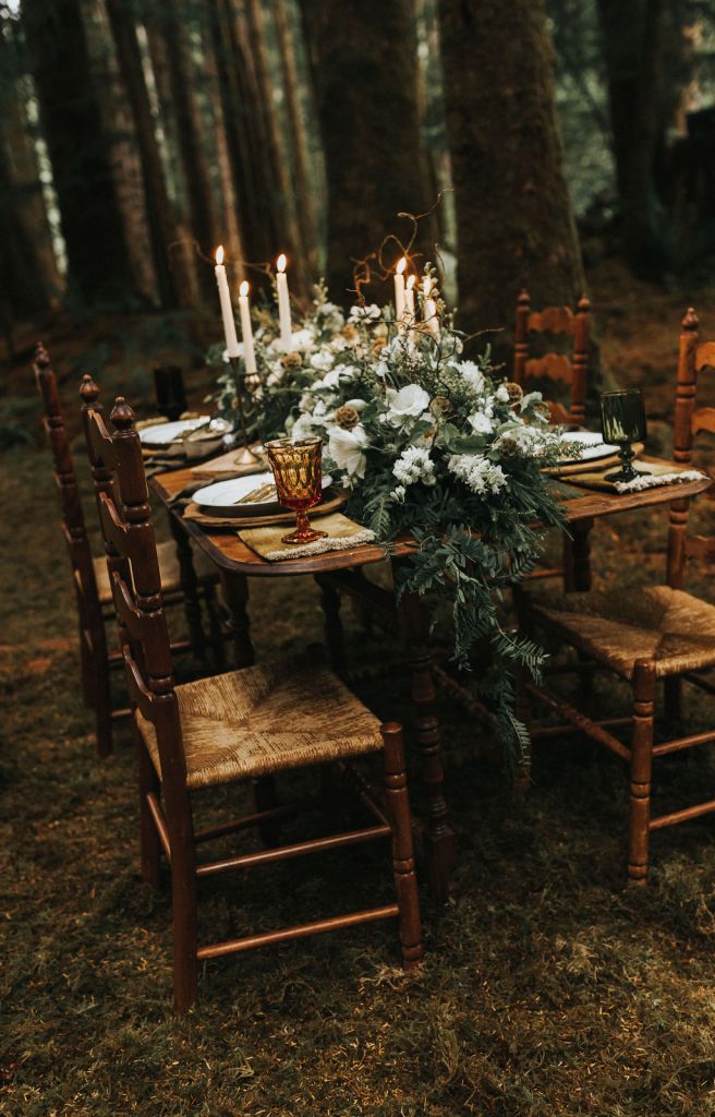 fern acres forks washington pnw forest woods elopement wedding
