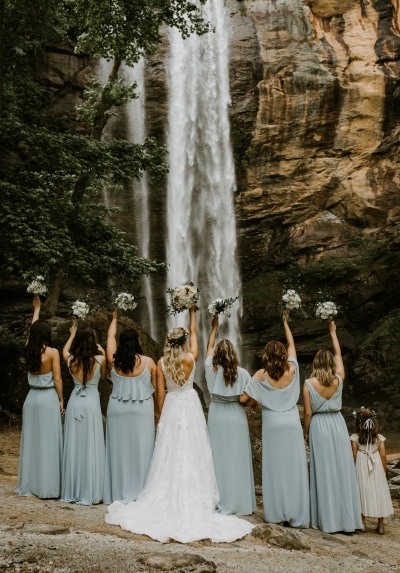 Toccoa Falls Waterfall Wedding - Wandering Weddings