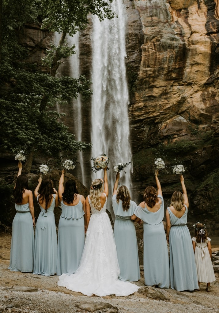 Incredible Waterfall  Wedding  in Toccoa GA  Savannah 