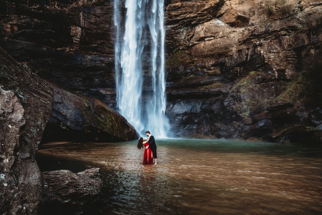 couple at Toccoa falls