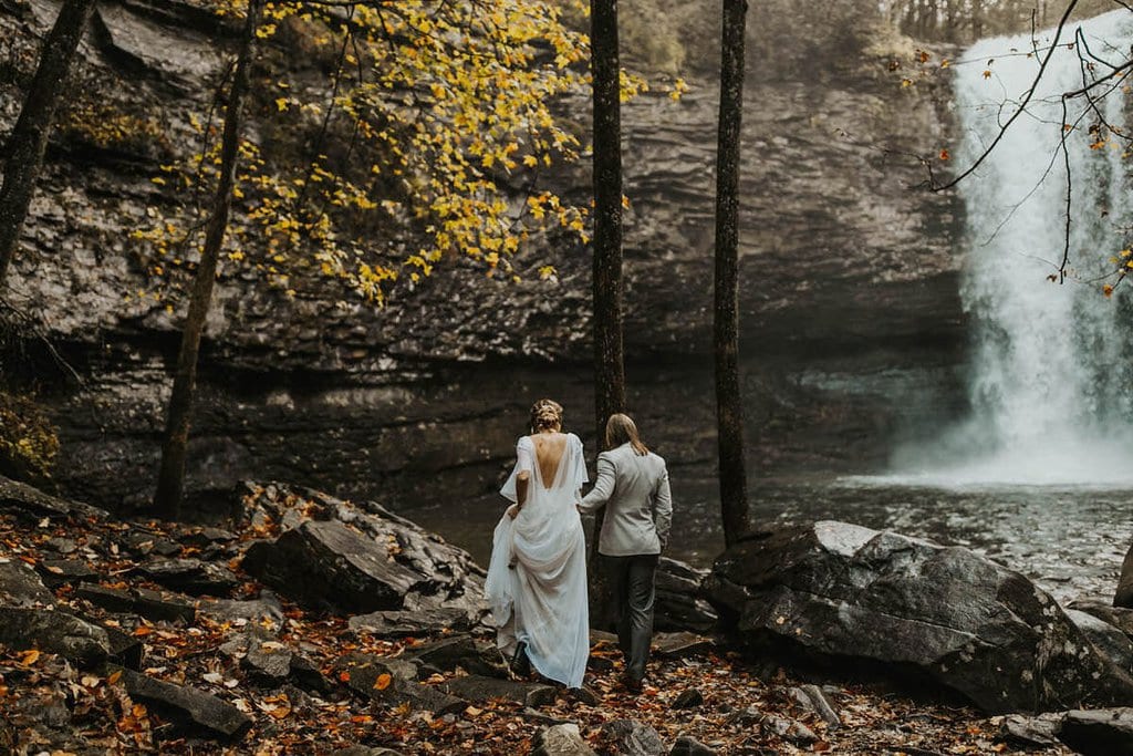 cloudland canyon state park georgia forest adventure elopement fall autumn wedding