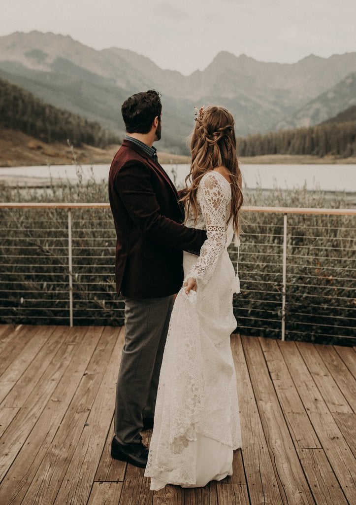 vail colorado boho mountain elopement adventure wedding