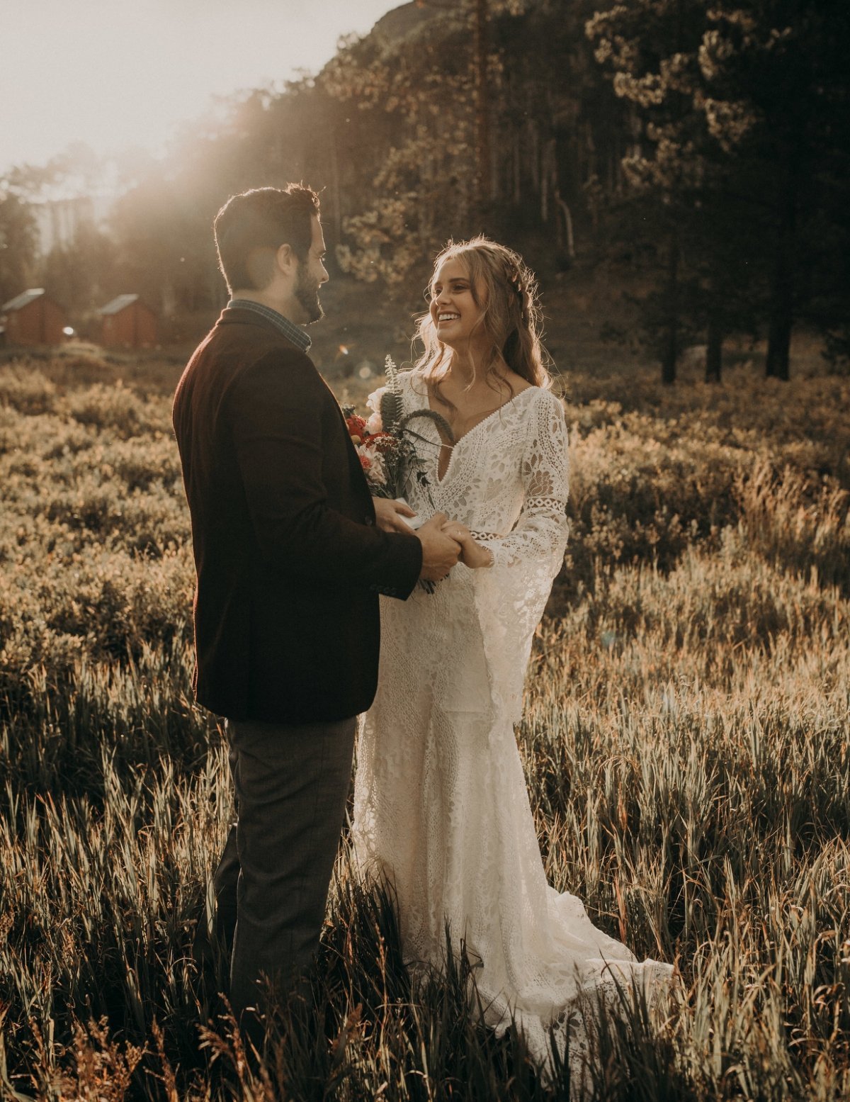 Boho Elopement Inspiration Session in Vail, Colorado | Wandering Weddings