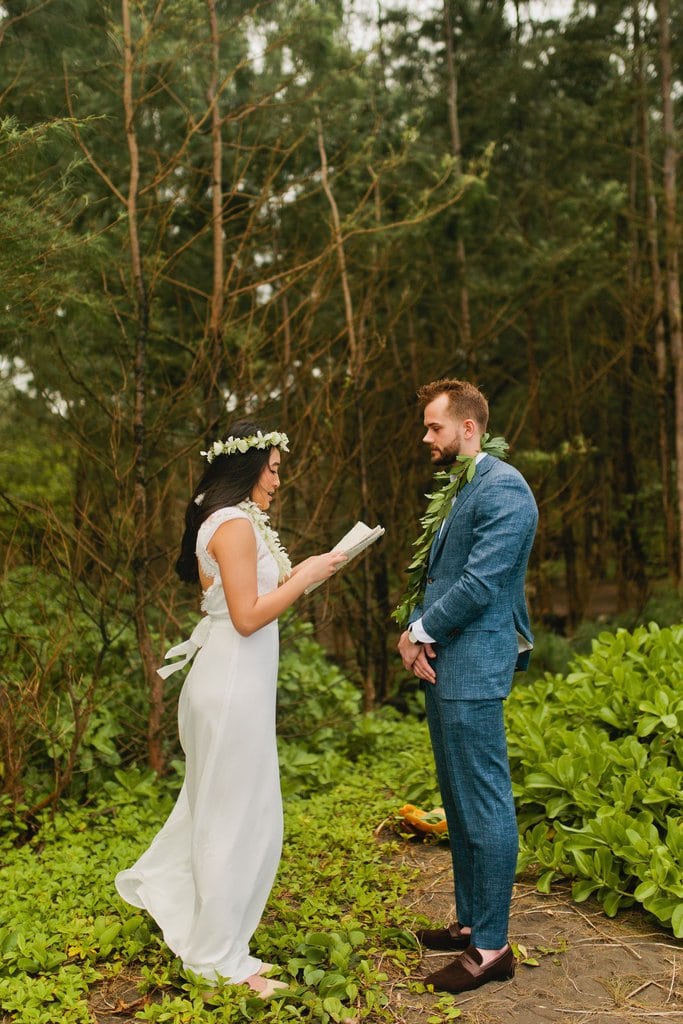 waipio valley big island hawaii elopement adventure wedding