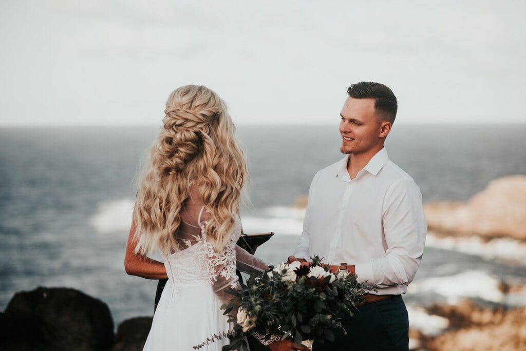 maui hawaii elopement beach wedding