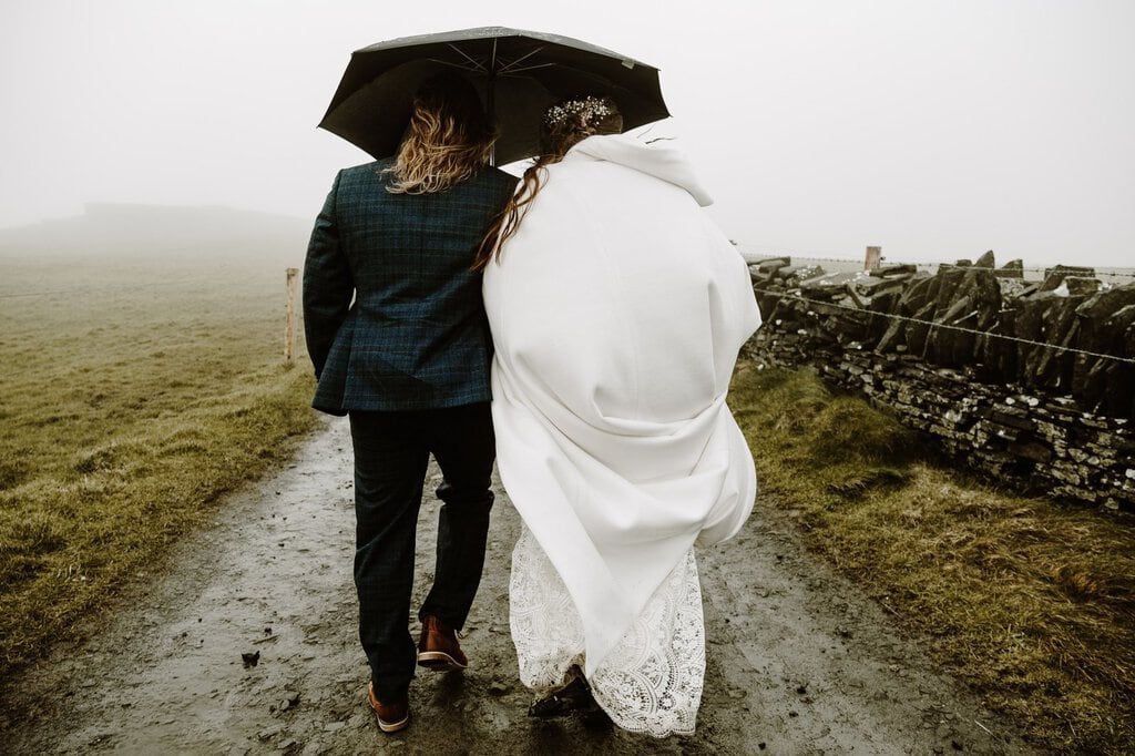 cliffs of Moher Ireland intimate destination wedding