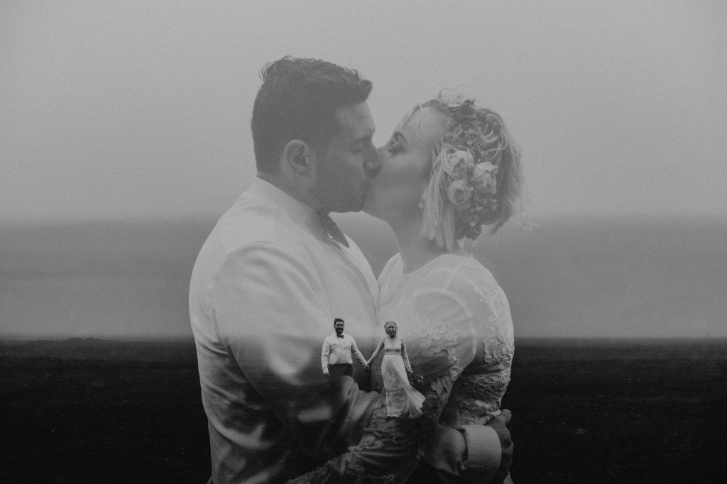 black and white photography for elopement.