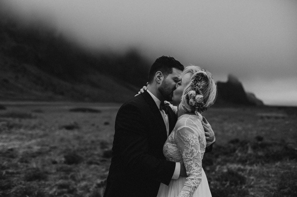 Southern Iceland elopement photography.