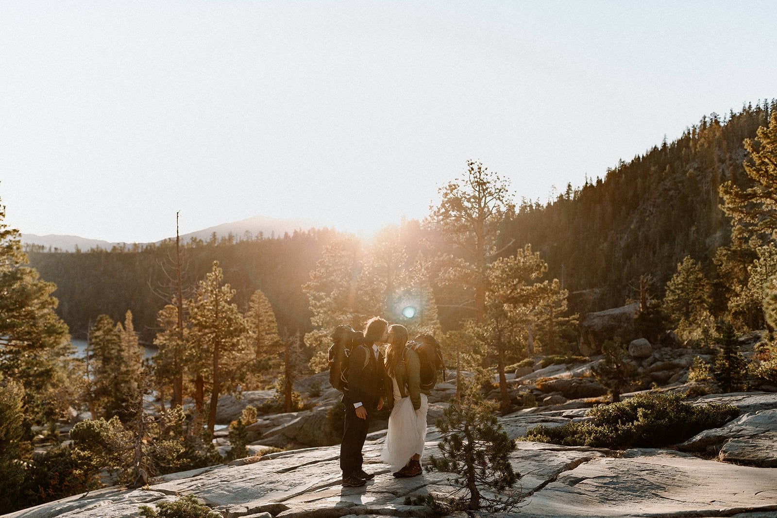 wedding hike at Lake Tahoe