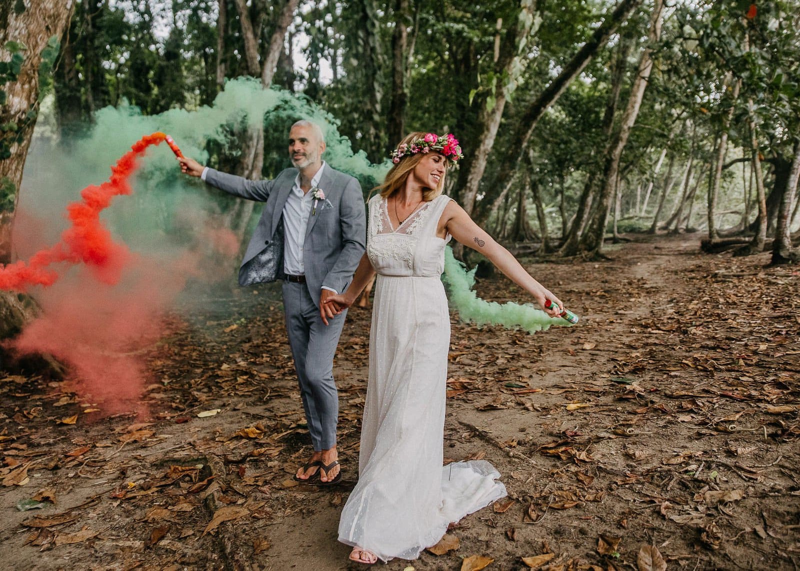 Costa Rica fun elopement.