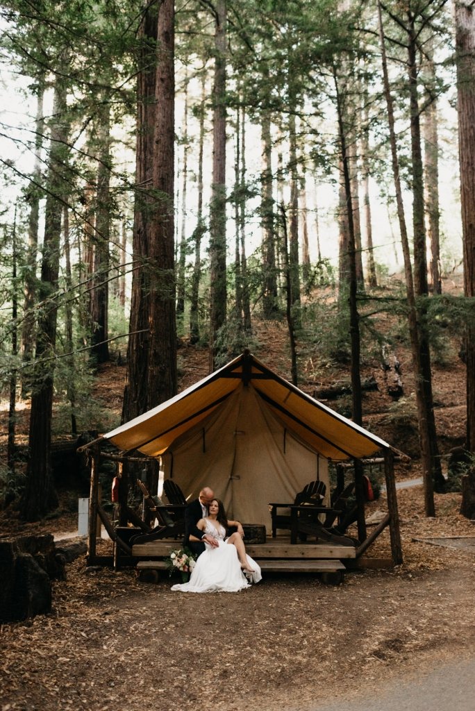 glamping in the Redwoods
