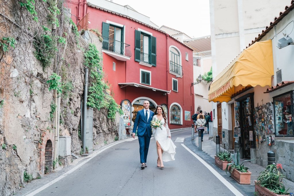 amalfi coast elopement portraits