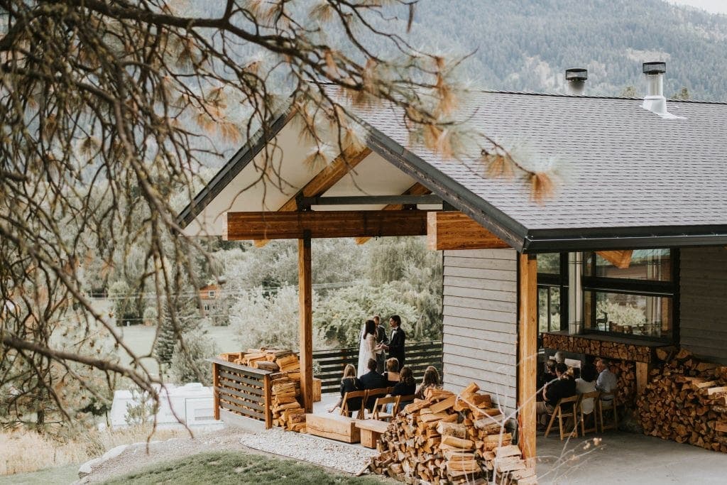 namu lodge is the best airbnb wedding venue in Washington