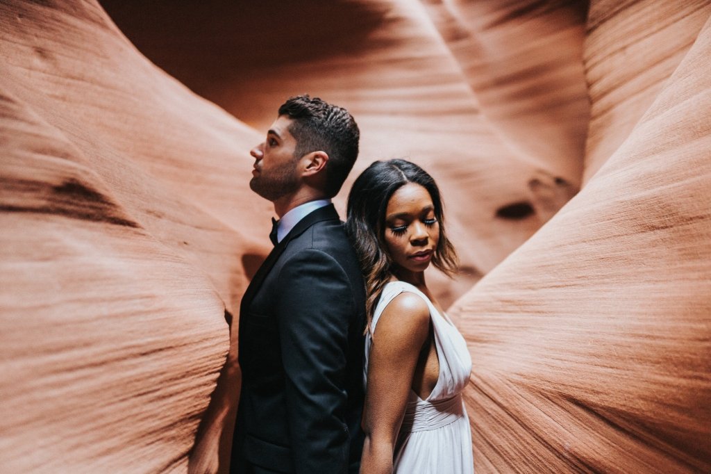 Canyon in Arizona for engagement photos