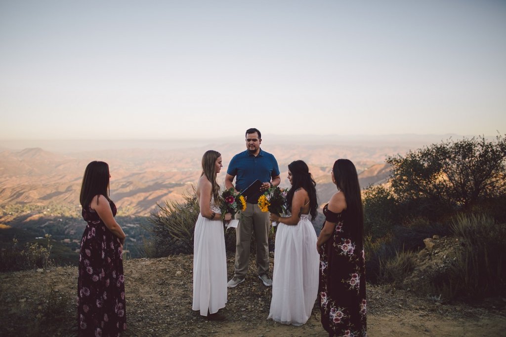 Topanga canyon wedding